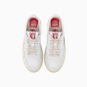 LI02 Baskets Basses Medalist White Red