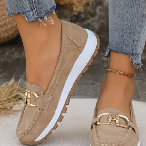 Ellie - Mocassins à Boucle Plate Élégants et Confortables