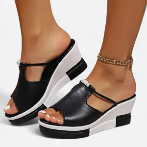 Evania - Sandales orthopédiques confortables à plateforme pour femmes