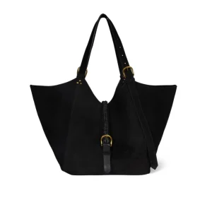 Sac Joseph Croûte Velours Noir