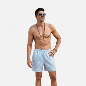 Jeremy - Short de Plage Rayé pour Homme | Élégance et Confort
