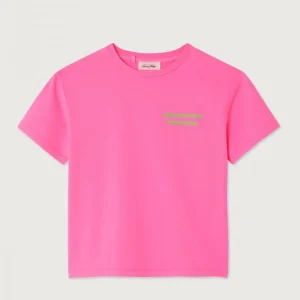 Tee-Shirt Enfant Fizvalley Rose Fluo