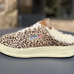 YX01 Baskets Mules Pony Leopard