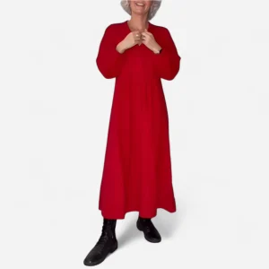 Amanda - Robe longue amincissante à décolleté en V élégante