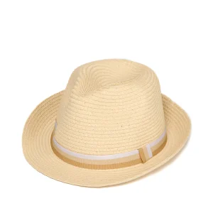 Chapeau fedora beige