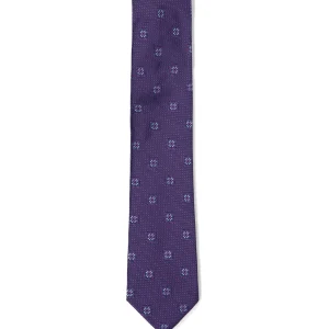 Cravate à motif de médaillons