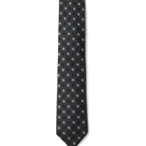 Cravate à motif floral