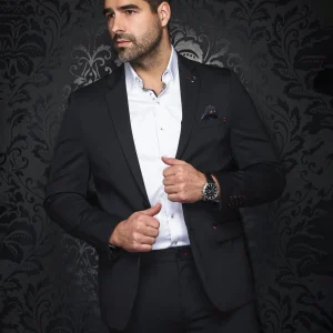 Veston noir à micro texturé 'GT3'