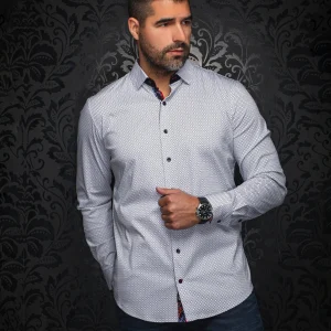 Chemise à motif de cercles 'Sundance'