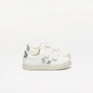 Esplar Leather White Silver Enfant