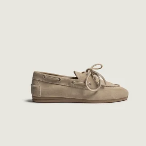 Mocassins Bateau en Daim Light Taupe