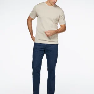 Jeans 'Coolmax' à coutures ocres