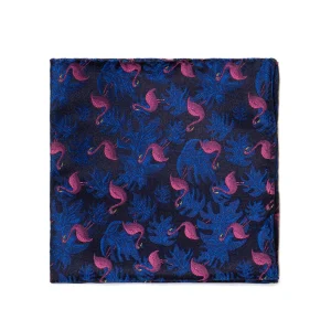 Mouchoir de poche à flamants rose