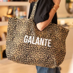 Tote Bag Galante Léopard foncé