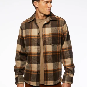 Surchemise à grand carreaux