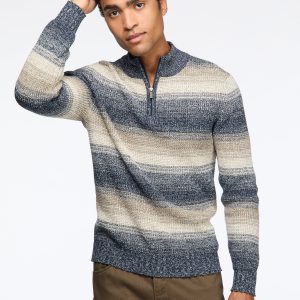 Chandail texturé à rayures