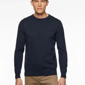 Chandail col rond coloré