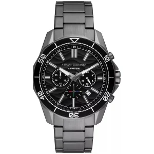 Montre chronographe en acier inoxydable