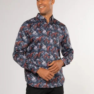 Chemise 'Casella' imprimé abstrait