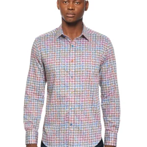 Chemise 'Seven Hills' imprimé abstrait