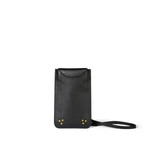 Etui Mobile Veau Brass Noir