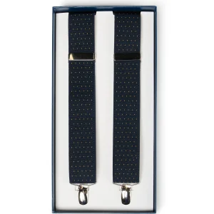 Bretelle croisée noir à pois