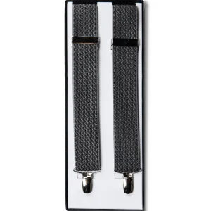 Bretelle croisée diamant gris