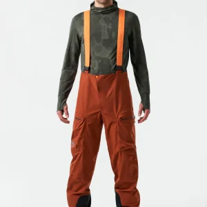Men`s MTN-X Grade 3L Light Bib-Dark Terracotta