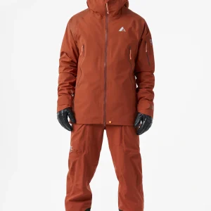 Men's MTN-X Glacier 3L Light Jacket-Dark Terracotta