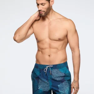 Maillot de bain à imprimé corail