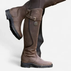 Morgan - Bottes en cuir imperméables pour confort durable