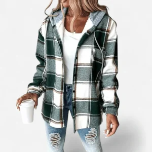 Nela - Veste élégante adaptée à toutes les saisons avec capuche