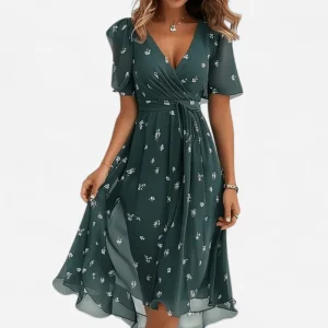 Anastasia - Robe Élégante en Soie pour Occasions Spéciales