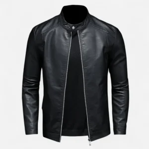 Yeoj - Veste en cuir slim fit pour un look élégant