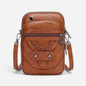 Velicia - Sac à bandoulière vintage en cuir élégant et pratique