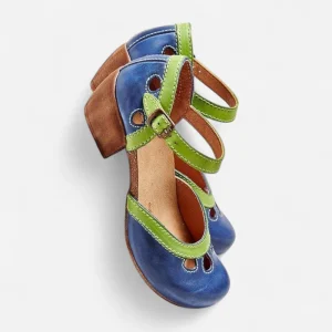 Celda - Sandales à Talons Bas Confortables et Ergonomiques