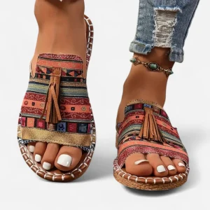 Lorraine - Sandales Décontractées Confortables et Ergonomiques