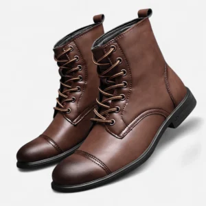 Claude - Bottines en cuir véritable élégantes et durables