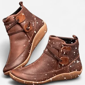 Maxime - Bottes de cheville vintage en cuir élégant