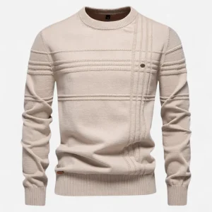 Celie - Pull en coton bio avec texture point de riz