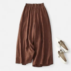 Nicolé - Pantalons en Lin Élégants pour un Style Raffiné