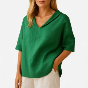 Tindra - Chemisier Élégant Ample pour Femmes, Confort et Style