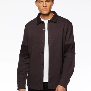 Surchemise 'White' avec détails aux coudes