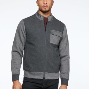 Cardigan à fermeture éclair 'Isaak'