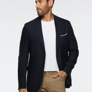 Veston marine texturé