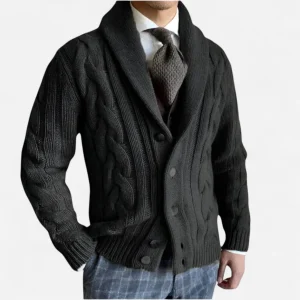 Cardigan en Tricot pour Hommes - Élégance Confortable et Chic