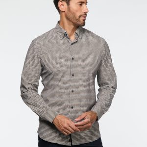 Chemise extensible à motif art déco