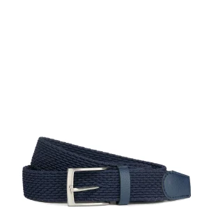 Ceinture tressée marine
