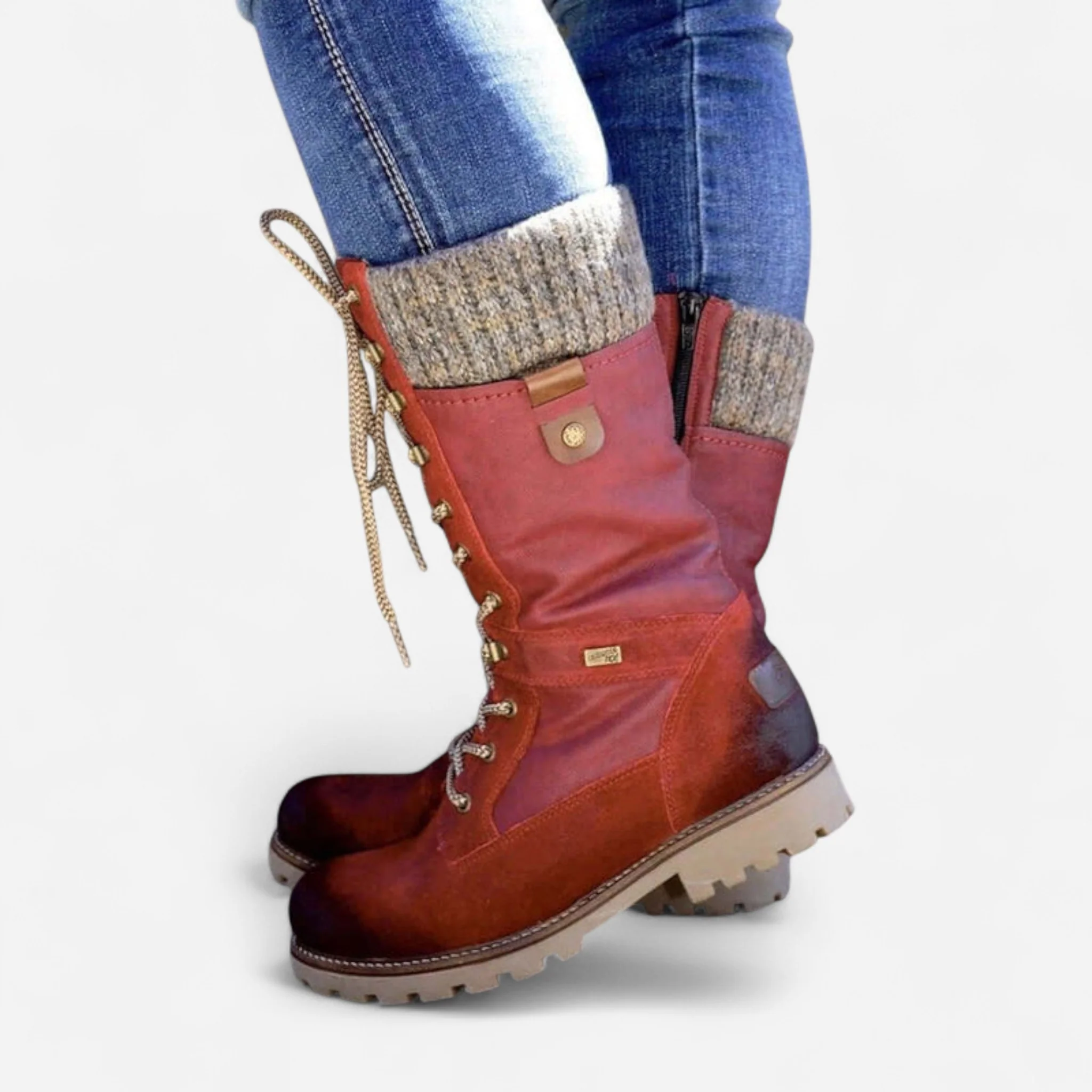 Bottes d'hiver imperméables et antidérapantes pour femmes - Confort et style – Image 2