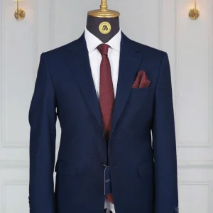 Blazer Bleu Motif 17